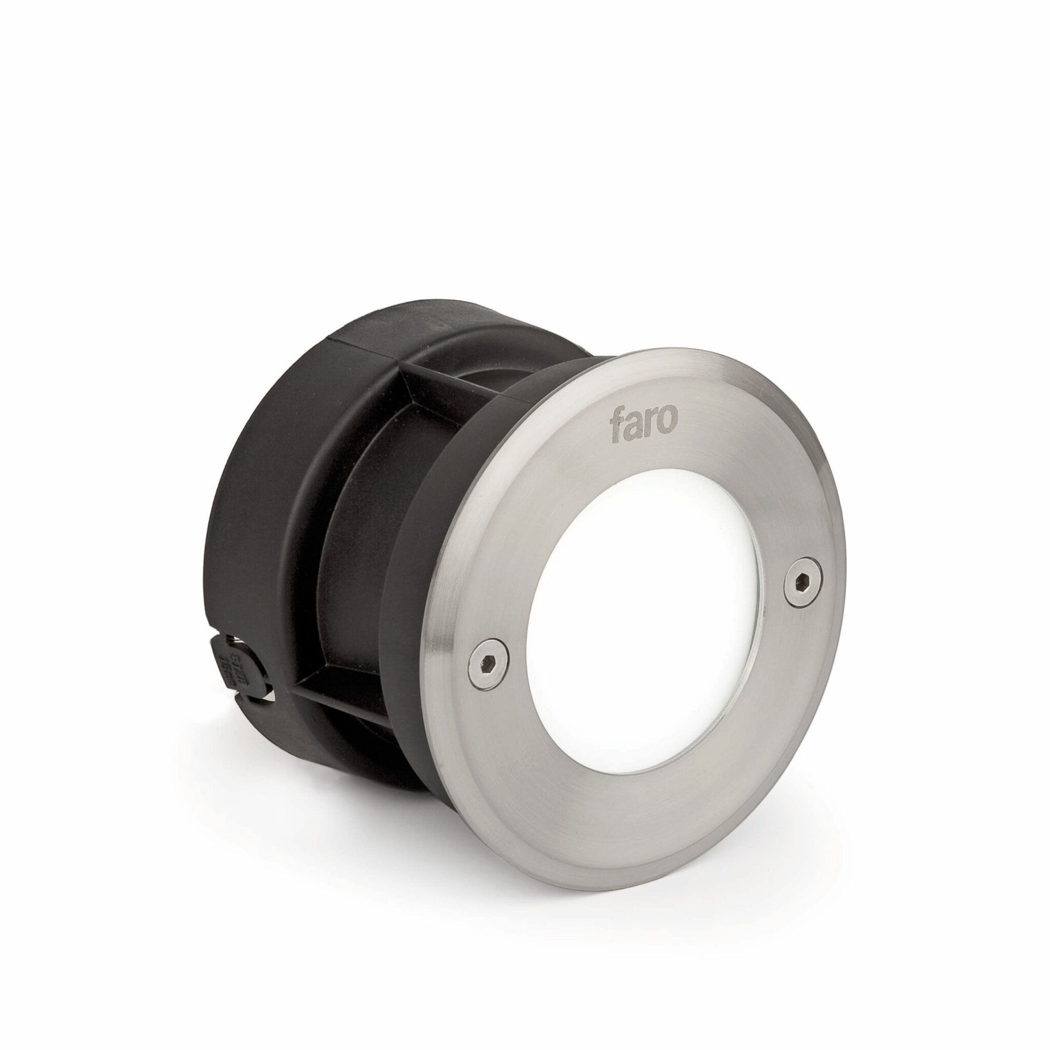 LED 18 R Lámpara empotrable redondo inox 3000K