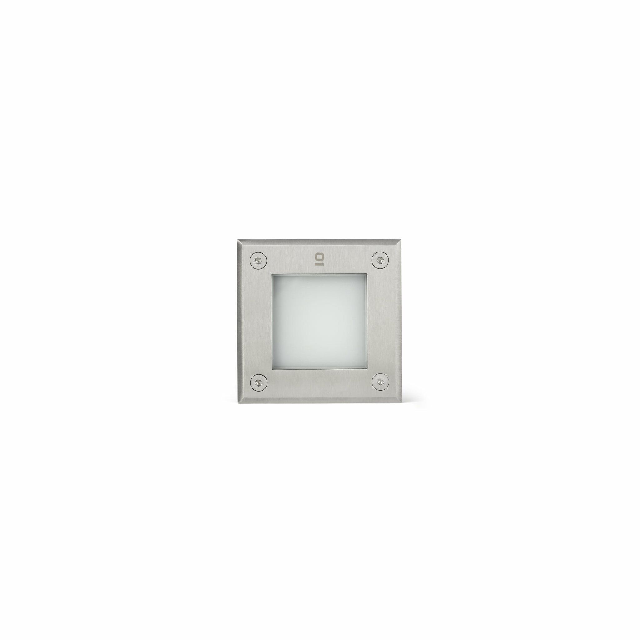 LED 18 SQ Lámpara empotrable cuadrado inox 3000K