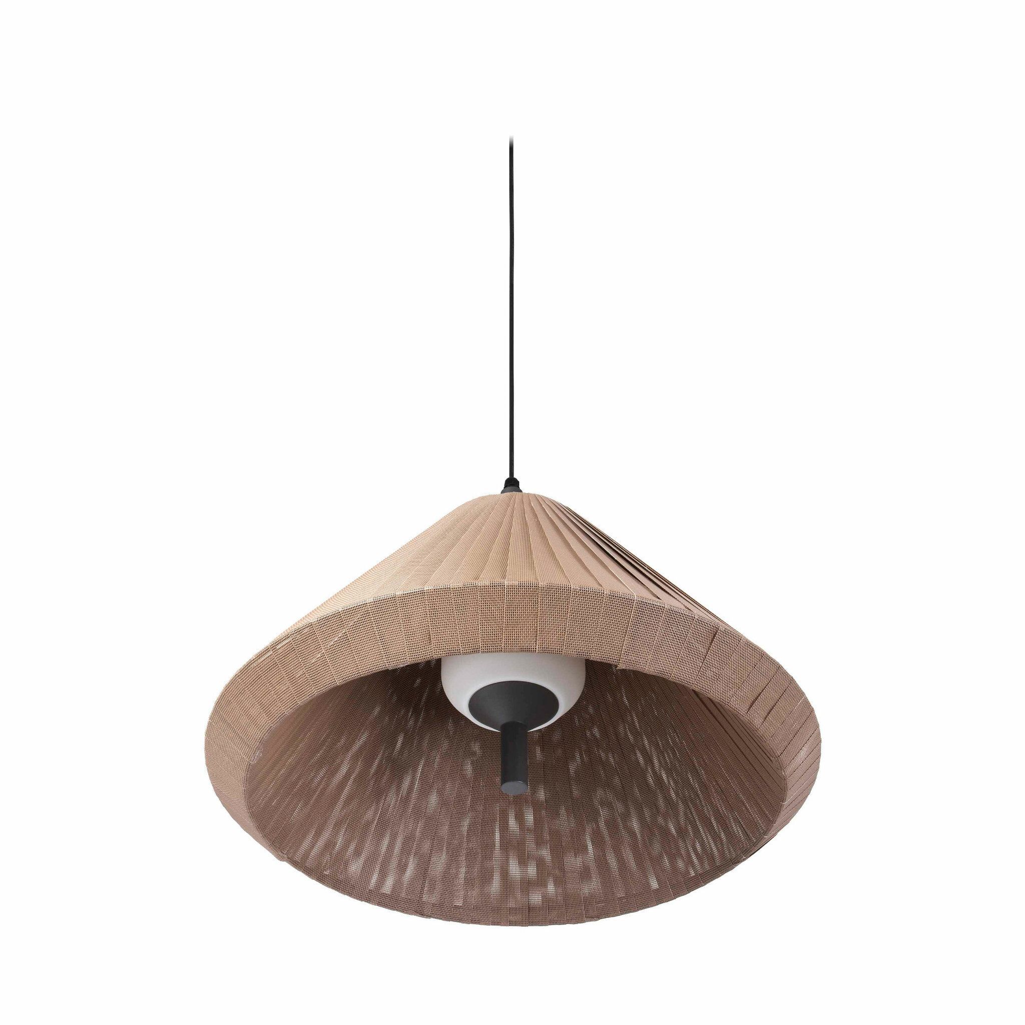 SAIGON OUT Lámpara colgante gris/marrón T70 cone cap