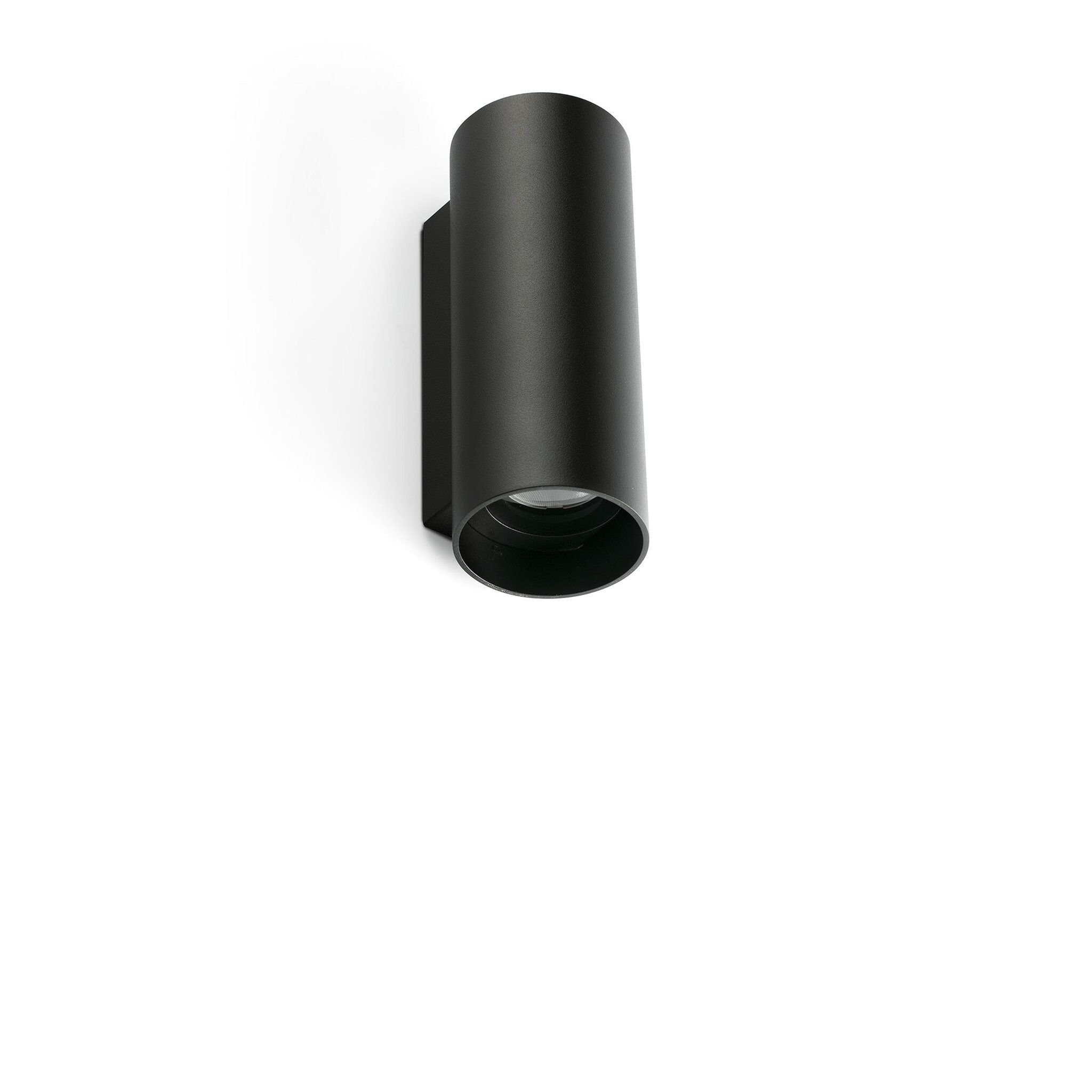 KOV 2L Lámpara aplique redondo negro 3000K 34°/34°