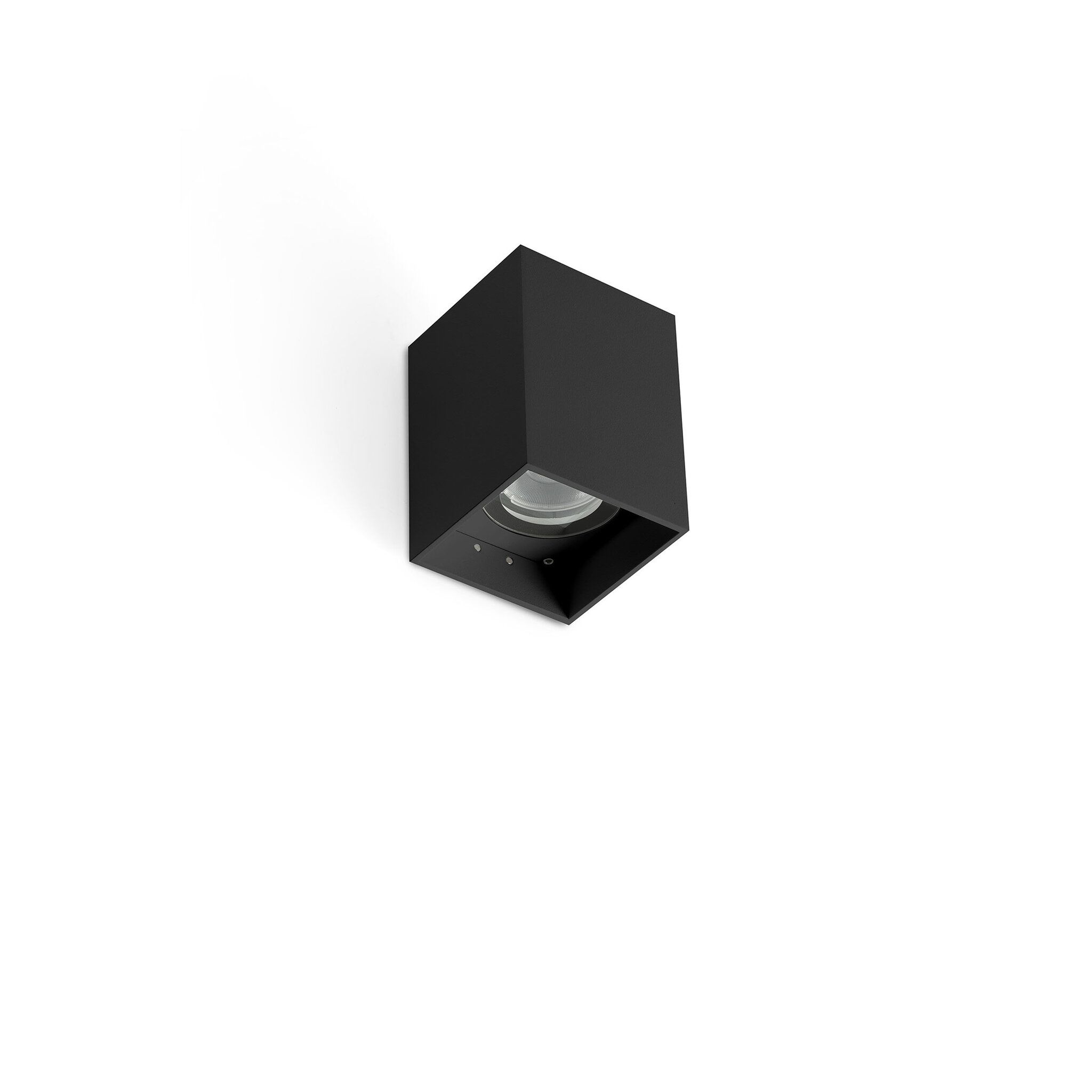 KOV 1L Lámpara aplique cuadrado negro 3000K 14°