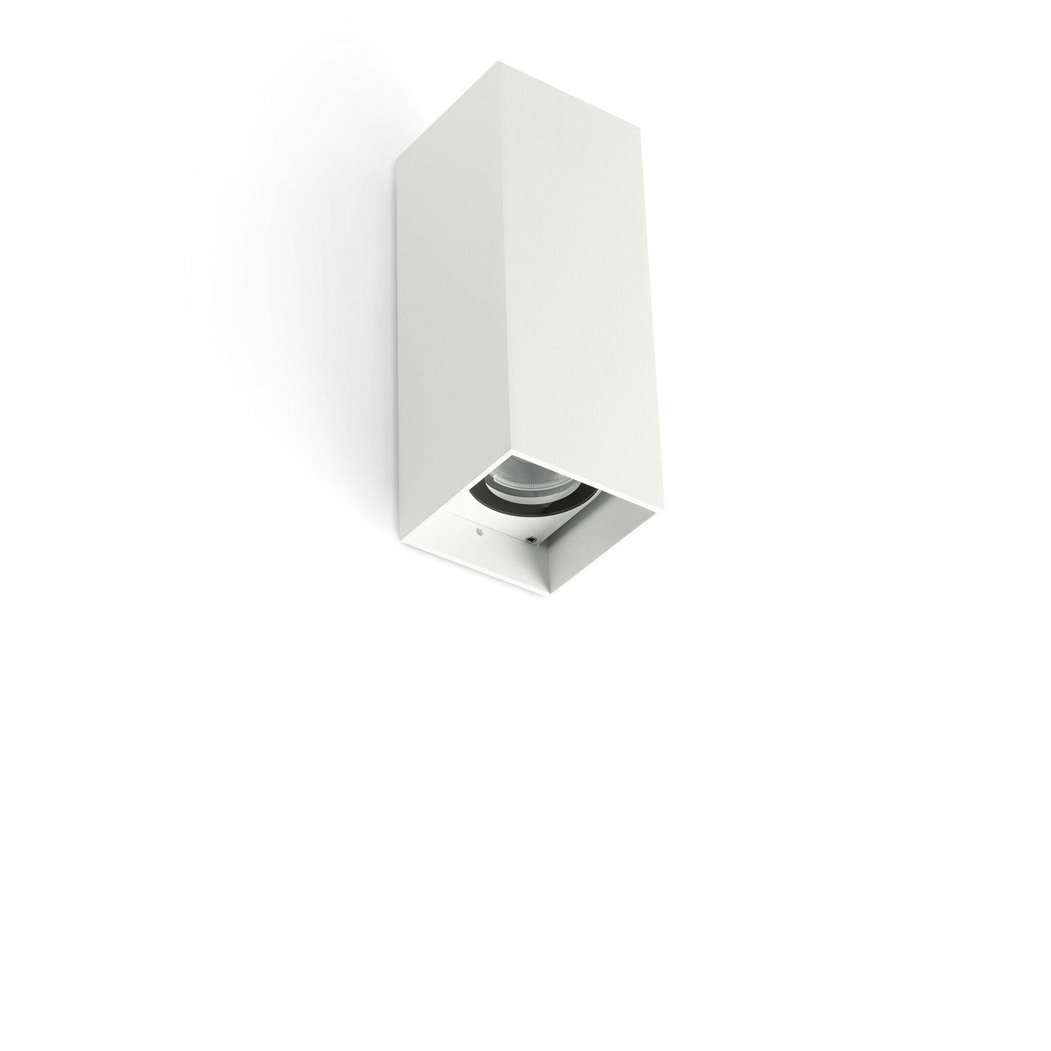 KOV 2L Lámpara aplique cuadrado blanco 2700K 14°/23°