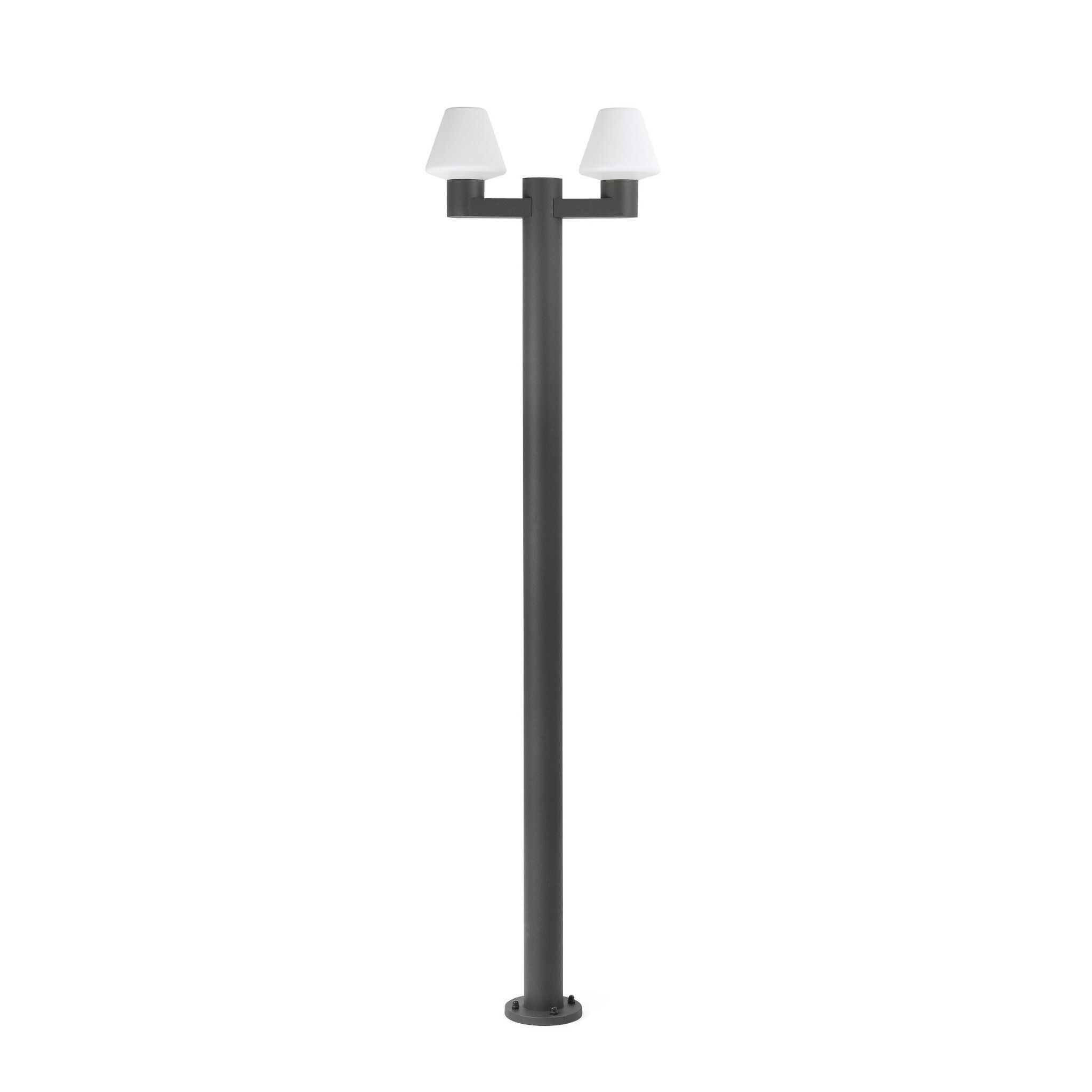 MISTU 2L Lámpara farola color gris oscuro