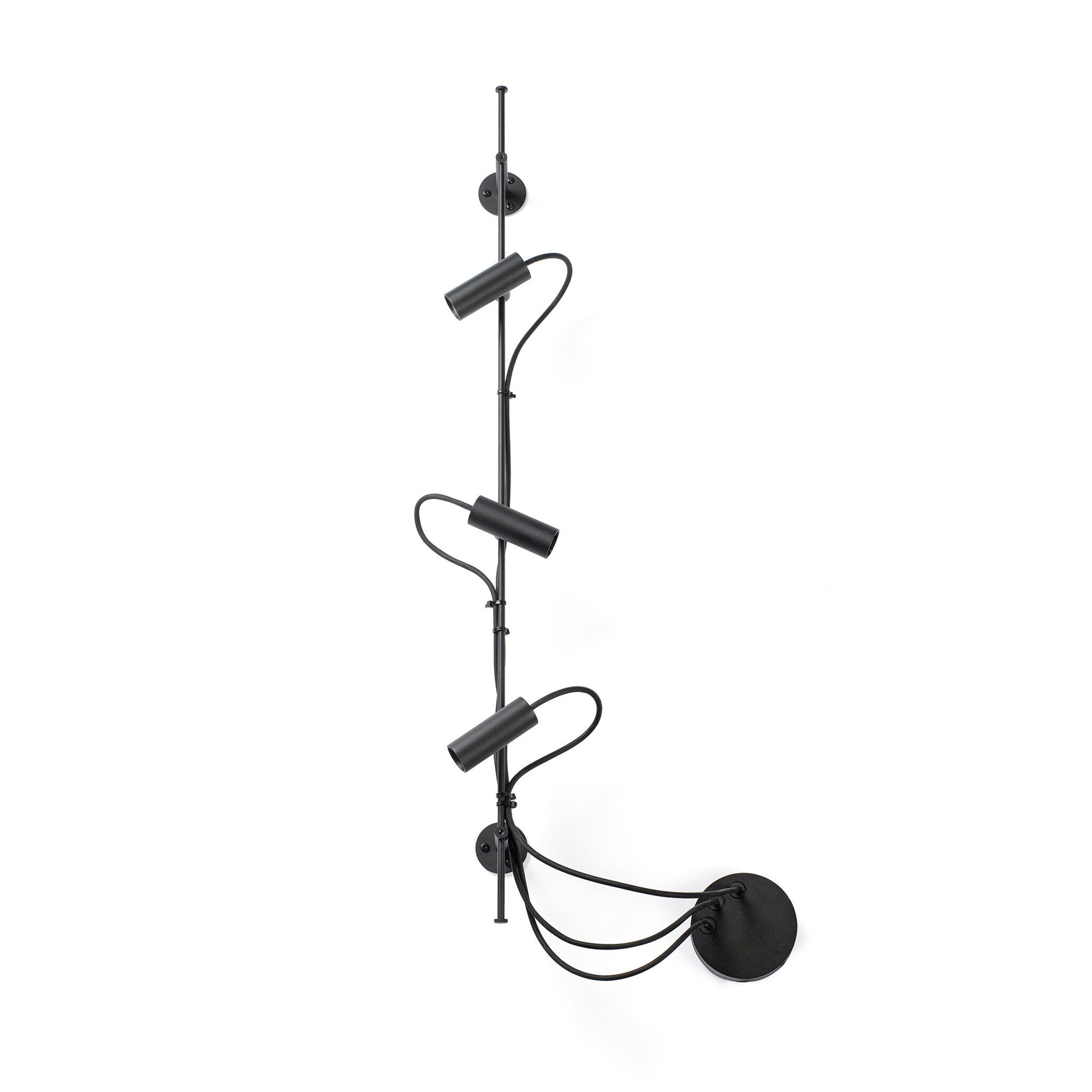 CLAP Aplique/Plafón lineal negro 3x6W 3000K 38º