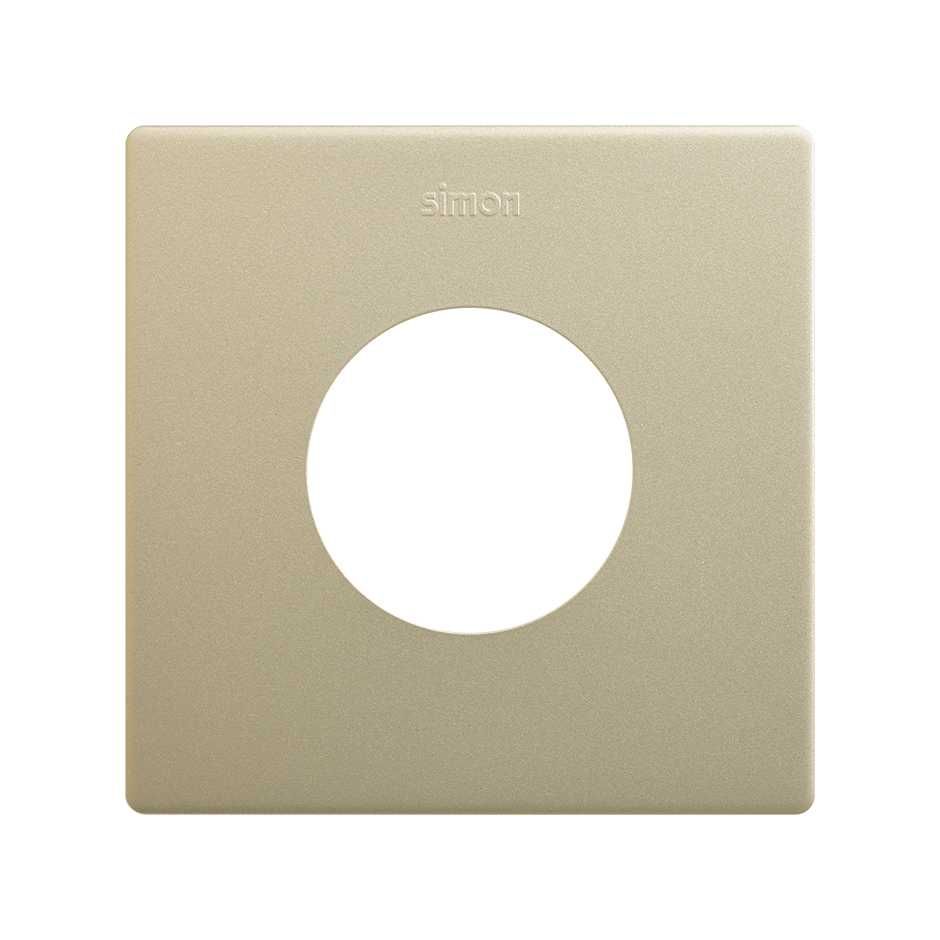 Módulo estética MMA Simon 270, para enchufe de 1 elemento, color cava.