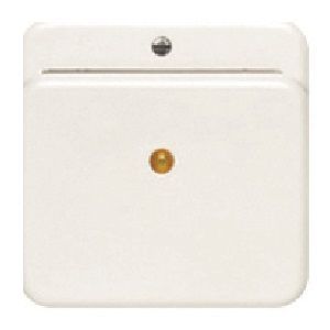 Interruptor tarjeta blanco mecanismo con tapa incorporada 10 (1.5) a 250 v~ para cargas induct