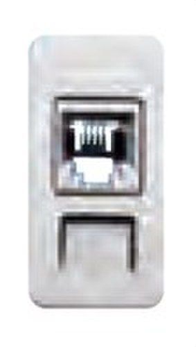 Conector rj45 categ 5 (8 vias) tapa estrecha para bat en redes digitales de servicios integrados (rds