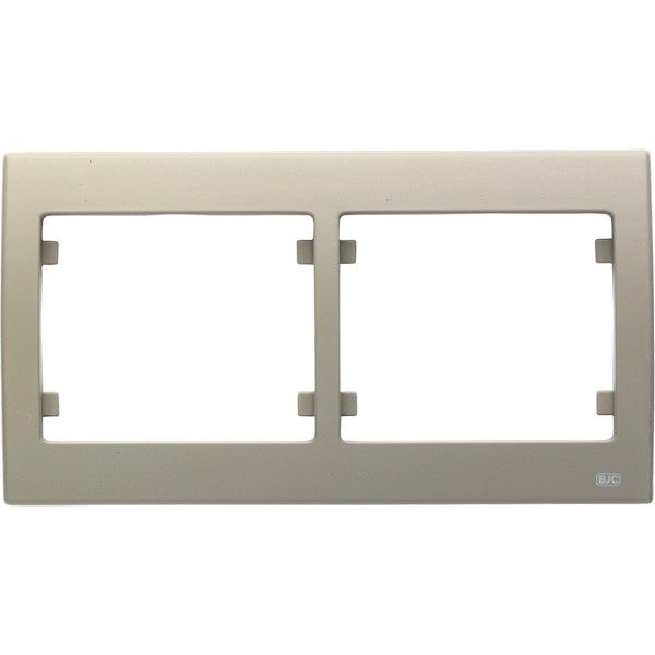 Marco de 2 elementos horizontal beige cemento