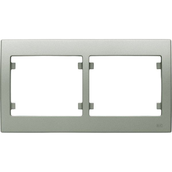 Marco de 2 elementos horizontal. aluminio mercurio