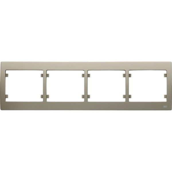 Marco de 4 elementos horizontal beige cemento