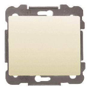Tapa ciega color beige