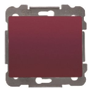 Tapa ciega rojo rubí