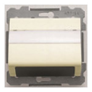 Base multiple para conectores informaticos color beige