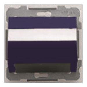 Base multiple para conectores informaticos con portaetiqueta