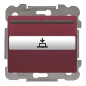 Interruptor - conmutador para tarjeta con indicador luminoso 1 microrruptor rojo rubí 10 (1.5)