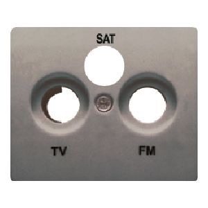 Tapa toma r/tv-sat (3 salidas)