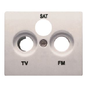 Tapa toma r/tv-sat (3 salidas)