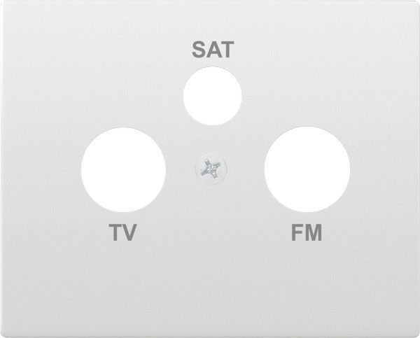 Tapa toma r/tv-sat (3 salidas)