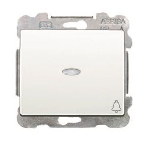 Pulsador "timbre" señalizador luminoso 10 a 250 v~