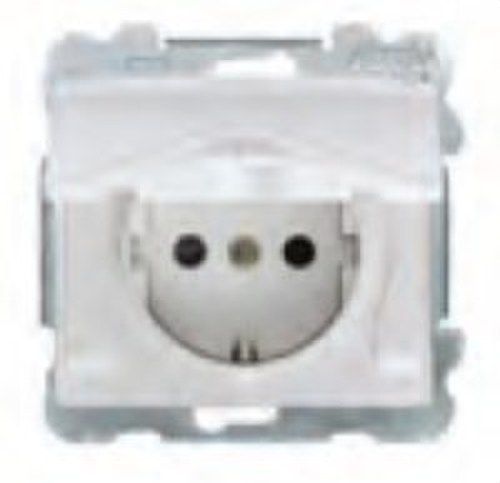 Base enchufe 2p + t lateral seguridad con garras