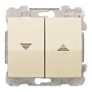 Doble pulsador persianas enclavamiento eléctrico. 10 a 250 v~