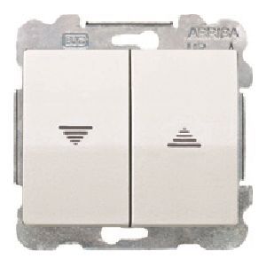 Doble pulsador persianas enclavamiento eléctrico. 10 a 250 v~