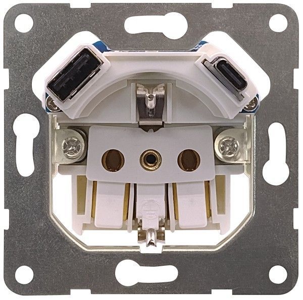 Base toma schuko usb ac pd