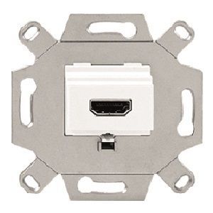 Conector hdmi blanco emborme por tornillos