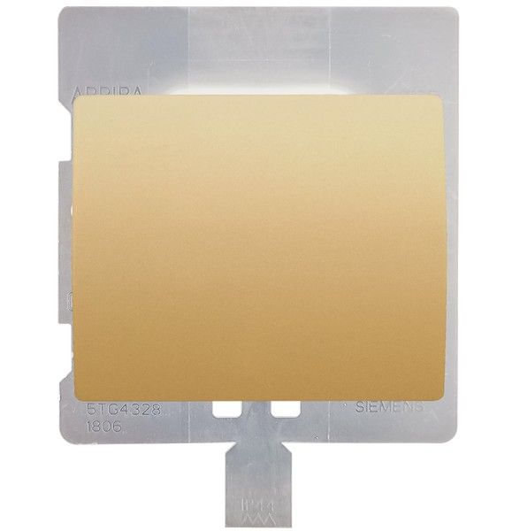 Tecla simple IP44 dorado odisea