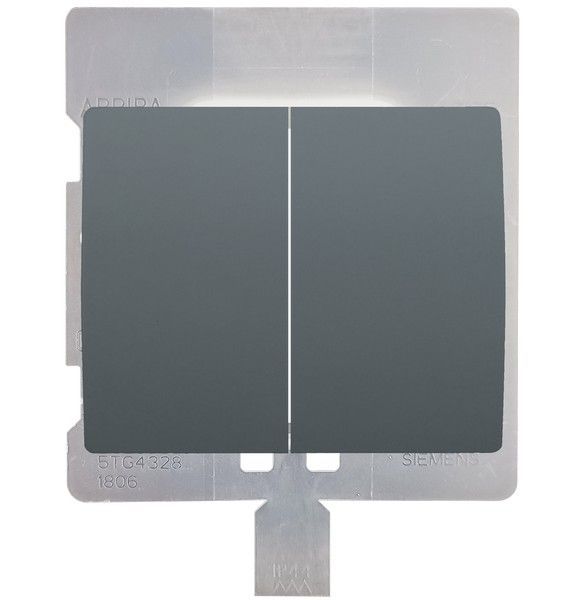 Juego teclas doble IP44. acero neptuno