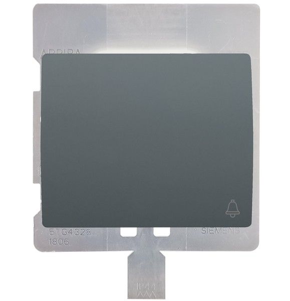 Tecla pulsador timbre IP44. acero neptuno