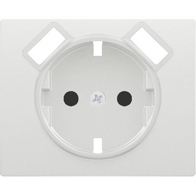 Tapa base enchufe seguridad 2 usb color blanco