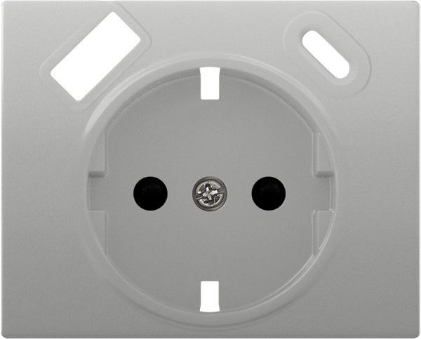 Tapa schuko usb ac. aluminio mercu