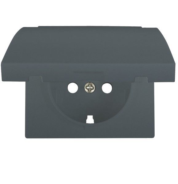 Tapa articulada base enchufe seguridad acero neptuno