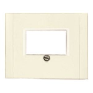 Tapa conectores multimedia color beige