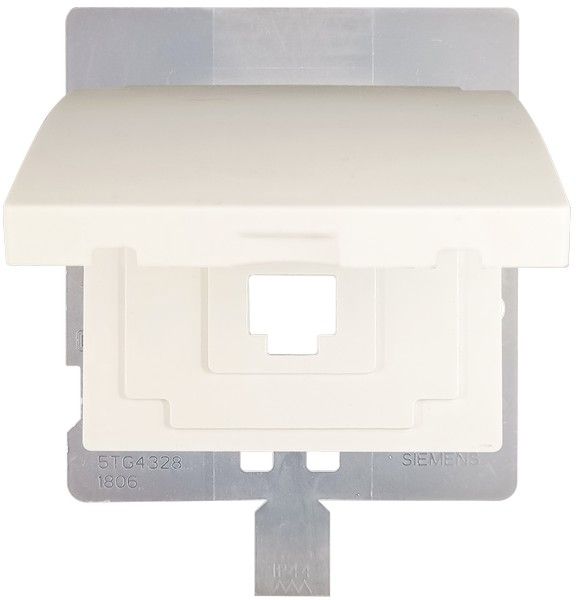 Tapa articulada para RJ45 IP44 color blanco