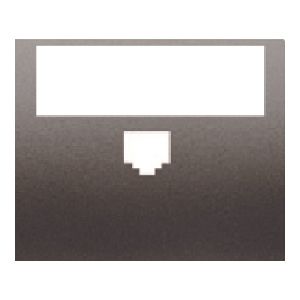 Tapa un conector rj11 o rj45 con portaetiquetas
