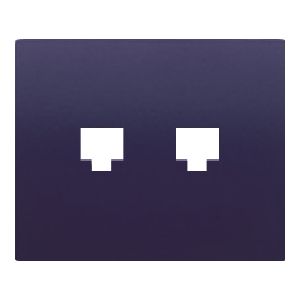 Tapa para adaptador doble (rj11-rj45)