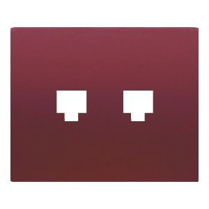Tapa para adaptador doble (rj11-rj45)