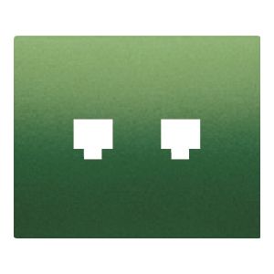Tapa para adaptador doble (rj11-rj45)