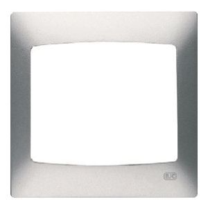 Marco de 1 elemento horizontal sin bastidor color plata luna