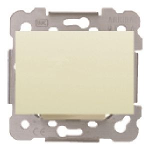 Tapa ciega + bastidor color beige
