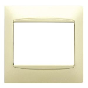 Marco de 1 elemento horizontal embellecedor integrado. sin bastidor color beige