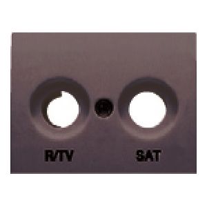 Tapa r/tv-sat color gris lava