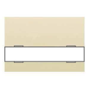 Tecla con difusor portaetiquetas color beige