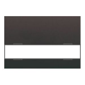 Tecla con difusor portaetiquetas color gris lava
