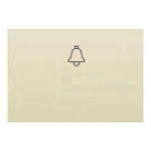 Tecla pulsador luz color beige