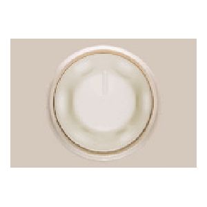 Tapa con boton para regulador color plata luna