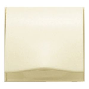 Tapa articulada para base enchufe de 2 polos + tt lateral color beige