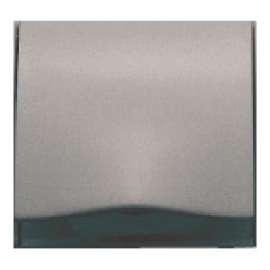 Tapa articulada para base enchufe de 2 polos + tt lateral gris sombra
